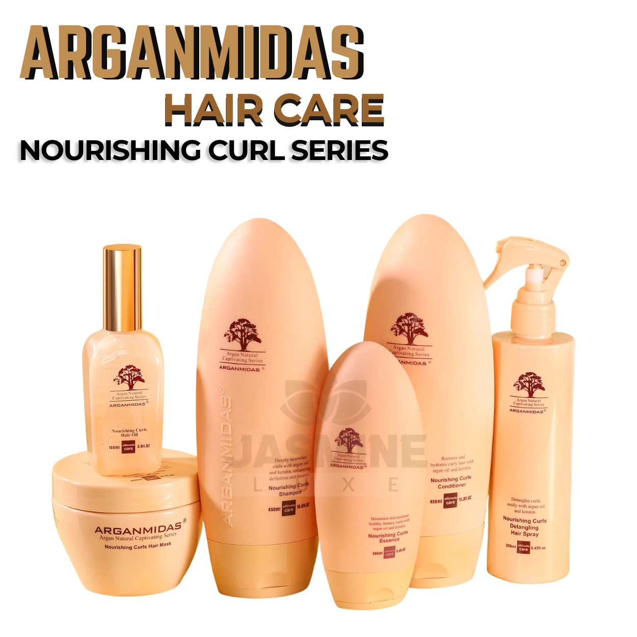 ARGANMIDAS NOURISHING CURL SERIES HAIR CARE